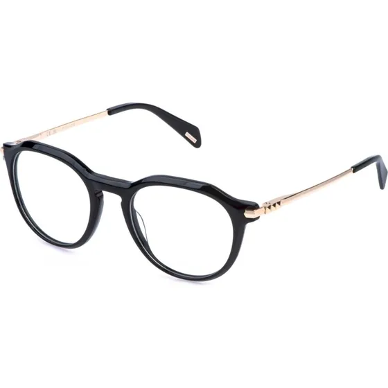 Police VPLT05 Stargazer 2 - Monture Optique Pantos en Acétate Noir