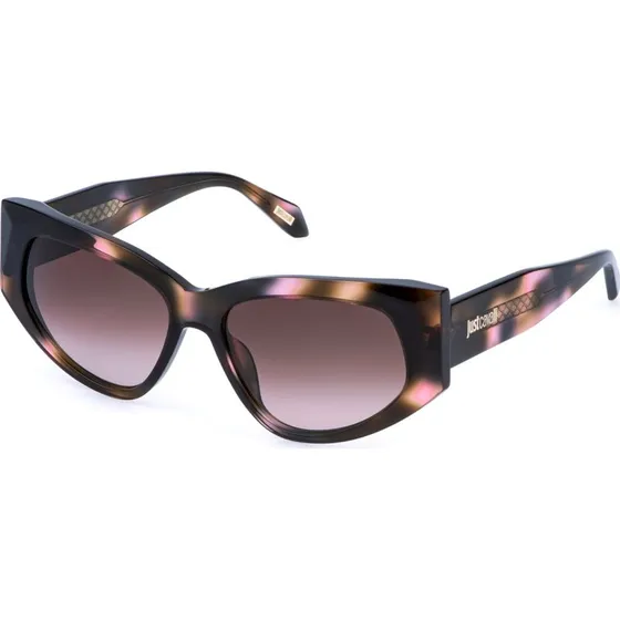 Just Cavalli SJC169 01GQ Lunettes de Soleil Cat Eye Havana
