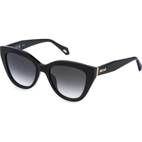 Just Cavalli SJC173 Lunettes de Soleil Papillon Noir Fumée