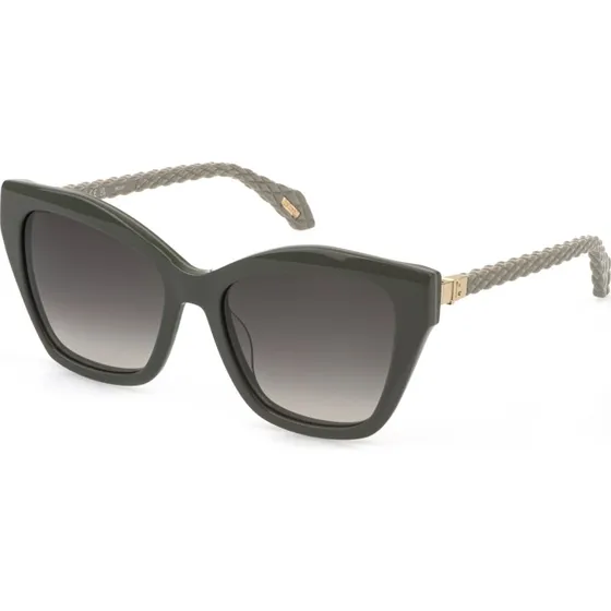 Just Cavalli SJC175 - Lunettes de soleil Papillon Vert Fumée