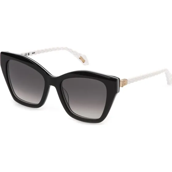 Just Cavalli SJC175 Lunettes de Soleil Papillon Noires pour Femme