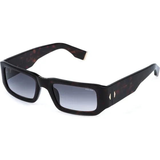 Police SPLR82 G.O.A.T. 6 Lunettes de Soleil Carrées en Acétate - Havana