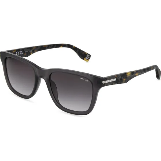 Police SPLU68 NERVE 2 Lunettes de Soleil Carrées en Acétate pour Homme