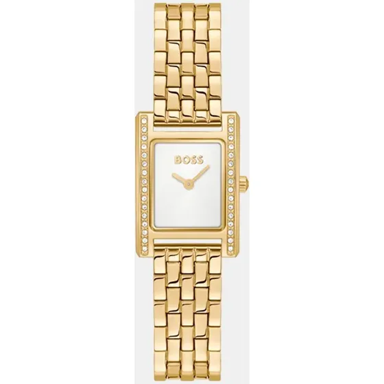 BOSS Lucy Precious Montre Femme Acier Doré 18,5 mm