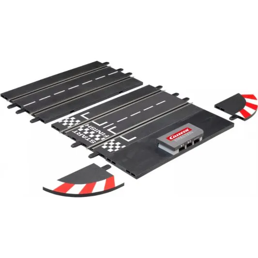 Carrera Evolution Rail de connexion + droite standard 34,5 cm