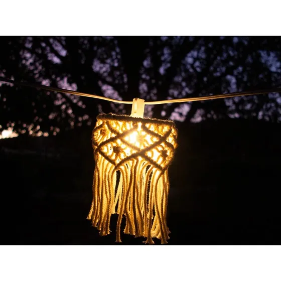 New Garden Mykonos Guirlande Lumineuse Solaire et USB, 8 Lampes