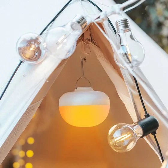 New Garden Cherry - Lampe LED rechargeable avec télécommande