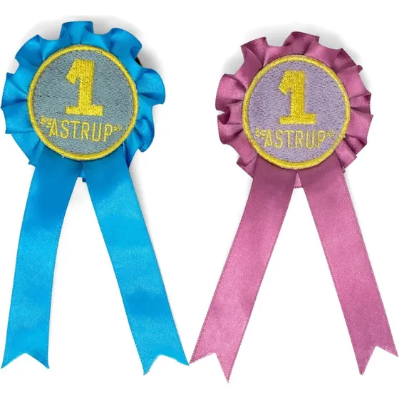 ByAstrup Rosettes Flot Équitation 2 Pièces Rose/Bleu