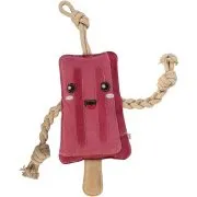 HKM Ice Lolly - Jouet pour cheval en cuir et coton