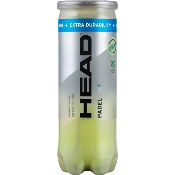 Head Padel Pro+ - Lot de 3 balles de padel