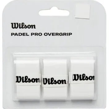 Wilson Pro Overgrip Padel Blanc - Pack de 3