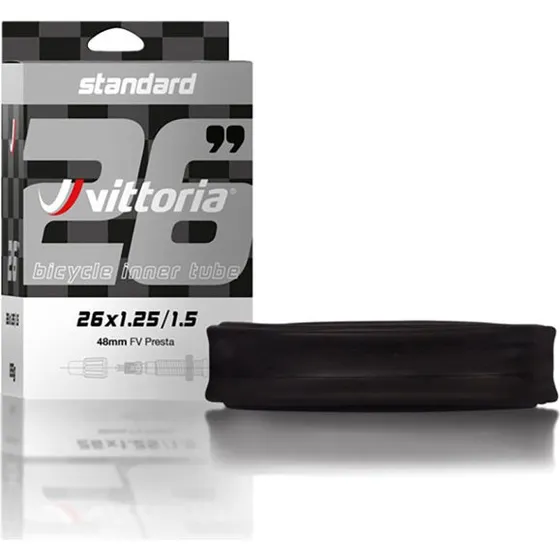 Vittoria Standard Chambre à Air 29x2.5-3.0" Schrader 48mm Noir