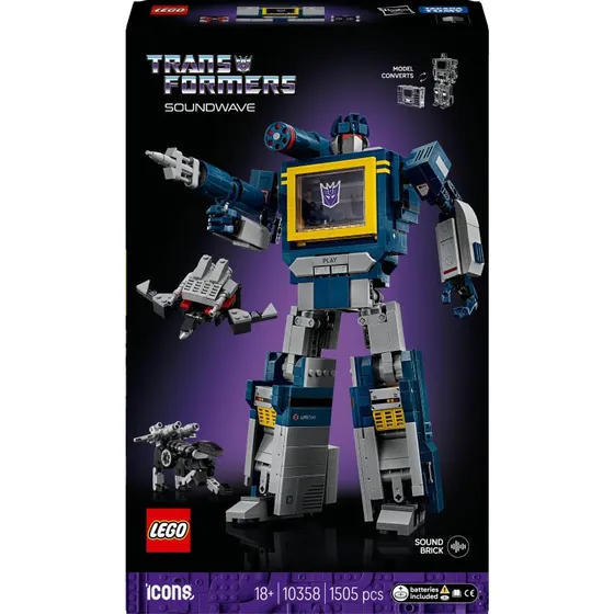 LEGO Icons Transformers Soundwave (10358)