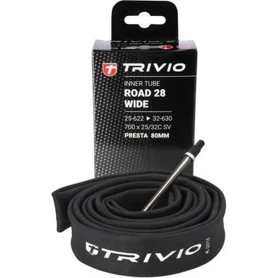 Trivio Race Chambre à Air 700x25-32C 80mm Noir