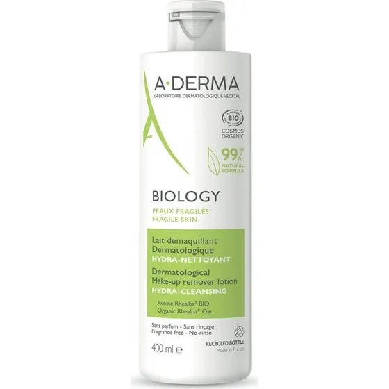 A-Derma Biology Lait Démaquillant Hydra Bio 400ml