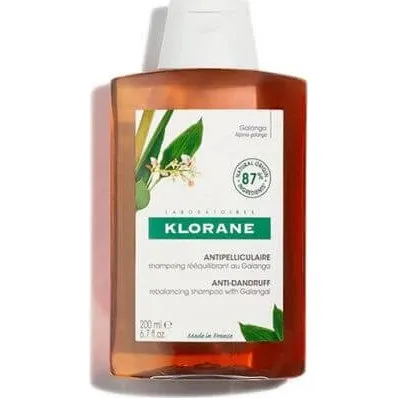 Klorane Shampooing Anti-Pelliculaire au Galanga, 200 ml