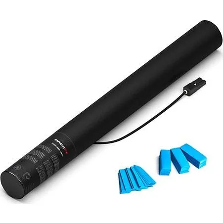 Magic FX Canon à confettis électrique 50 cm - Bleu clair