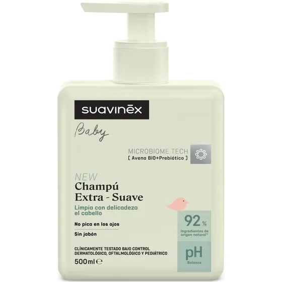 Suavinex Shampoing Extra-Doux Bébé 500 ml