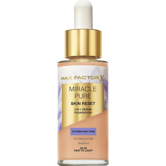 Max Factor Miracle Pure Skin Reset Fond de Teint 2-en-1 30-40