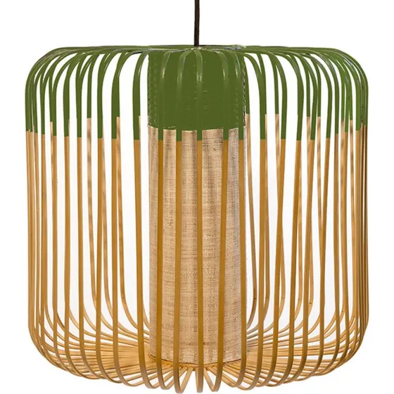 Forestier Bamboo Light M - Suspension en Bambou Verte - Ø 45 cm