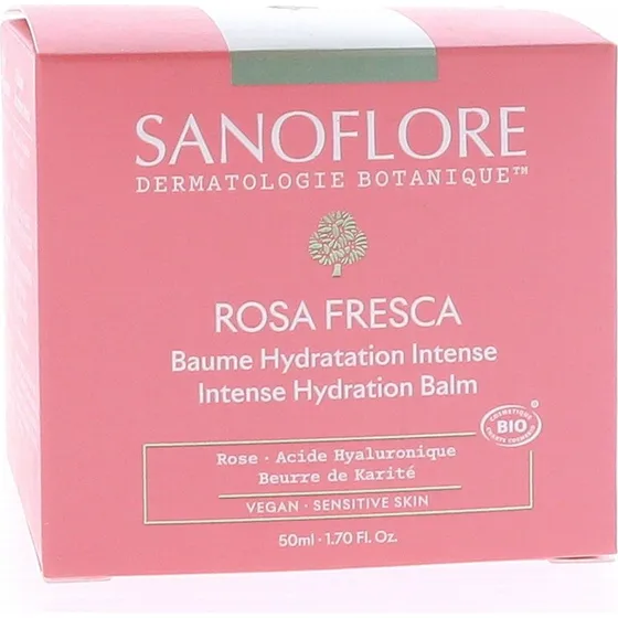 Sanoflore Rosa Fresca Baume Hydratation Intense Bio 50 ml