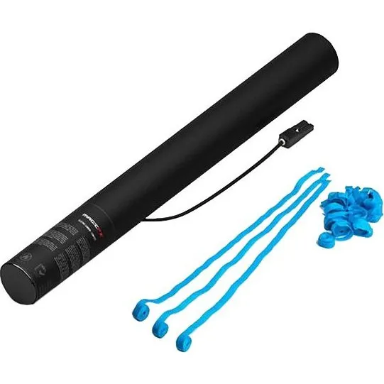 Magic FX E Cannon 50cm - Serpentins Bleu clair