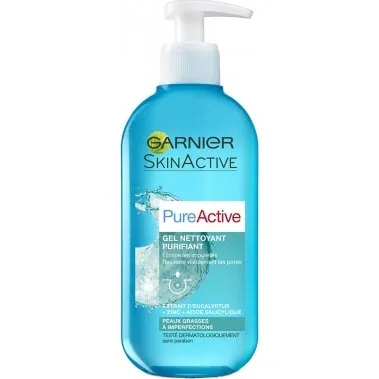 Garnier SkinActive Gel Nettoyant Purifiant 200 ml