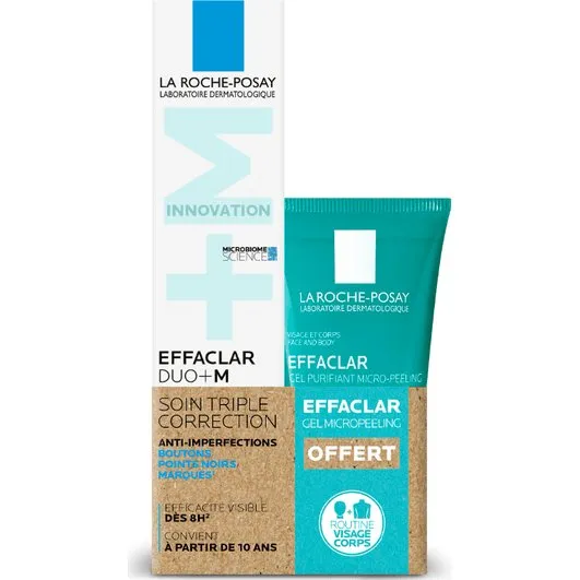 La Roche-Posay Effaclar Duo+M 40ml + Gel Micropeeling 50ml