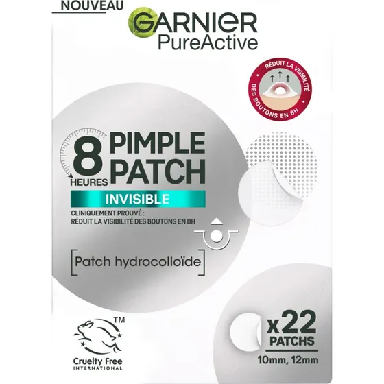 Garnier PureActive Pimple Patch 8H Invisible 22 Patchs