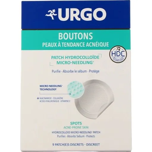 URGO Patch Hydrocolloïde Micro-Needling X9
