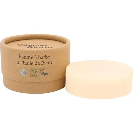 BIOBARBE Baume à Barbe Solide à l'Huile de Ricin 40g