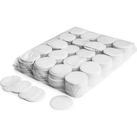Magic FX Confetti rond Slowfall Ø55 mm blanc - 1 kg