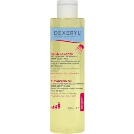 DEXERYL Huile Nettoyante Peaux Sèches, 200ml