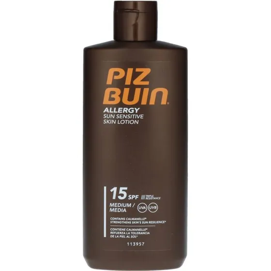 Piz Buin Allergy Sun Sensitive Lotion SPF 15 200 ml