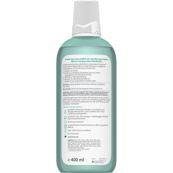 Lavera Bain de Bouche Sensitive & Repair Menthe & Camomille Bio