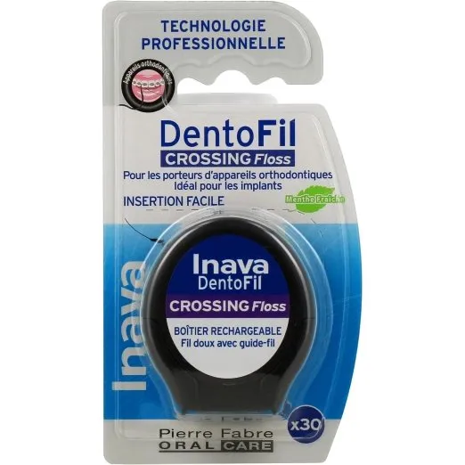 Inava Dentofil Crossing Floss Fil Dentaire Recharge 30 m
