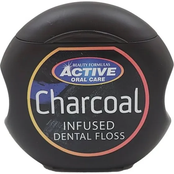 Beauty Formulas Fil Dentaire Charbon Actif 50 m
