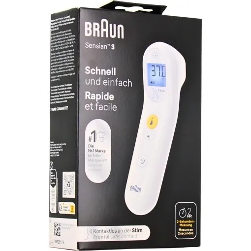 Braun Thermomètre Frontal Sensian 3