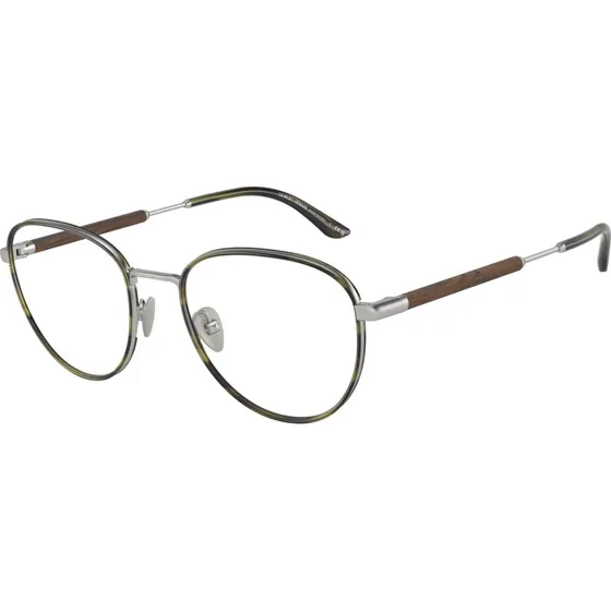 Giorgio Armani Homme AR5137J - Monture Optique Pantos en Acier Argent