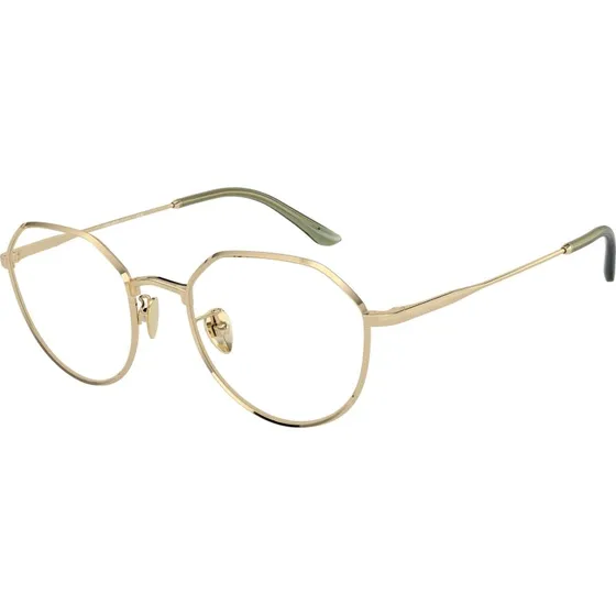 Giorgio Armani AR5142 3013 - Montures Optiques Rondes en Métal Or