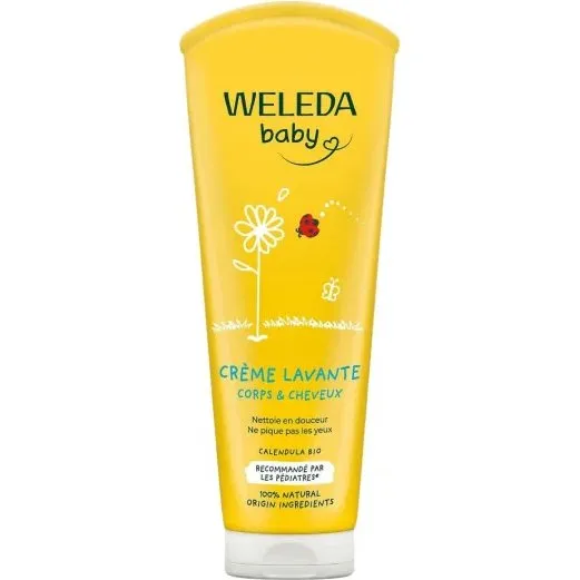 Weleda Bébé Crème Lavante Corps & Cheveux Calendula Bio