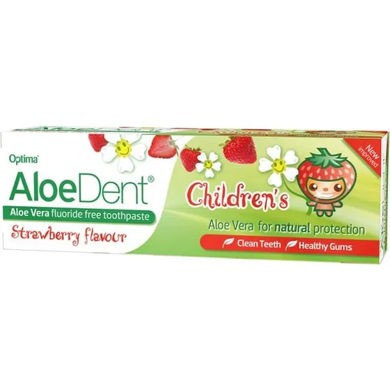 AloeDent Dentifrice Enfant Fraise 100 ml S/Fluor