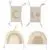 Domiva Tour de lit modulable Honey Moon Beige 4 pièces