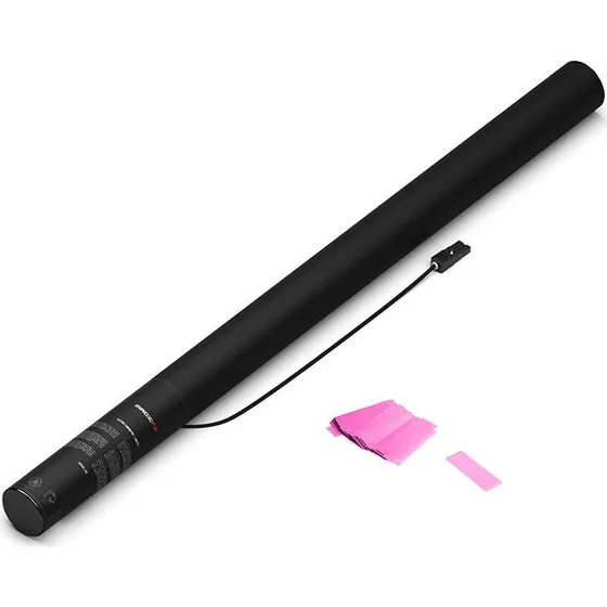 Magic FX E Cannon 80 cm - Canon confettis Rose Fluo