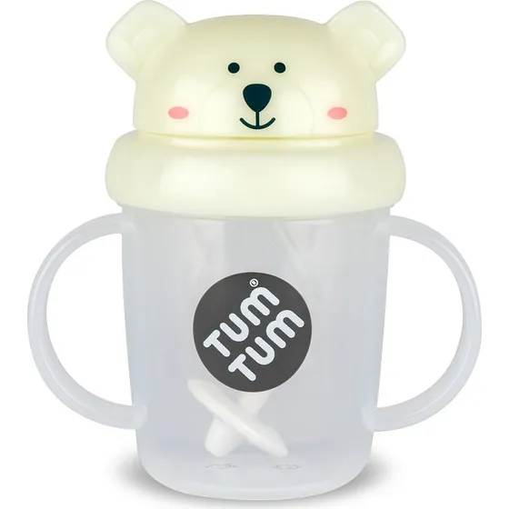 TUM TUM Tasse Anti-fuite Ours Polaire Phosphorescente 200 ml