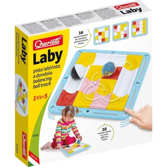 Quercetti Laby Junior - Piste modulable à billes