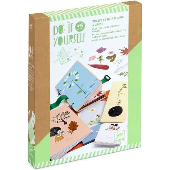 Djeco Kit DIY Presse et Tableaux Nature