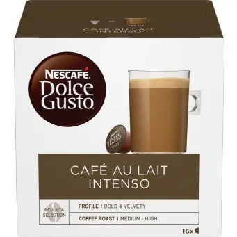 NESCAFÉ® Dolce Gusto® Café au Lait Intenso, 16 capsules