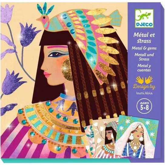 Djeco - Tableaux mtalliser Parures prcieuses