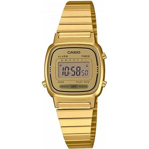 Casio Montre Femme Vintage Mini Or LA670WEGA-9